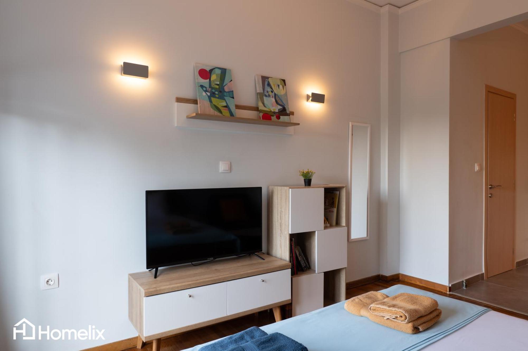 30M² Cosy Studio With Panoramic Sea View Chalkís Eksteriør bilde